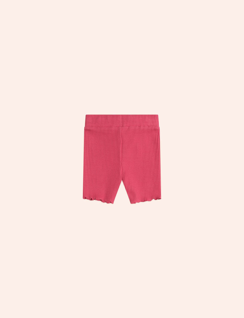 Cherry Rib Bike Shortie