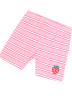 Strawberry Crme Stripe Bike Short
