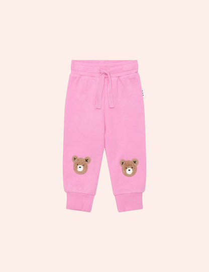 Fuschia Furry Huxbear Track Pant