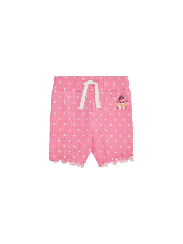COMING SOON Icing-on-the-Cupcake Polka Dot Rib Bike Short