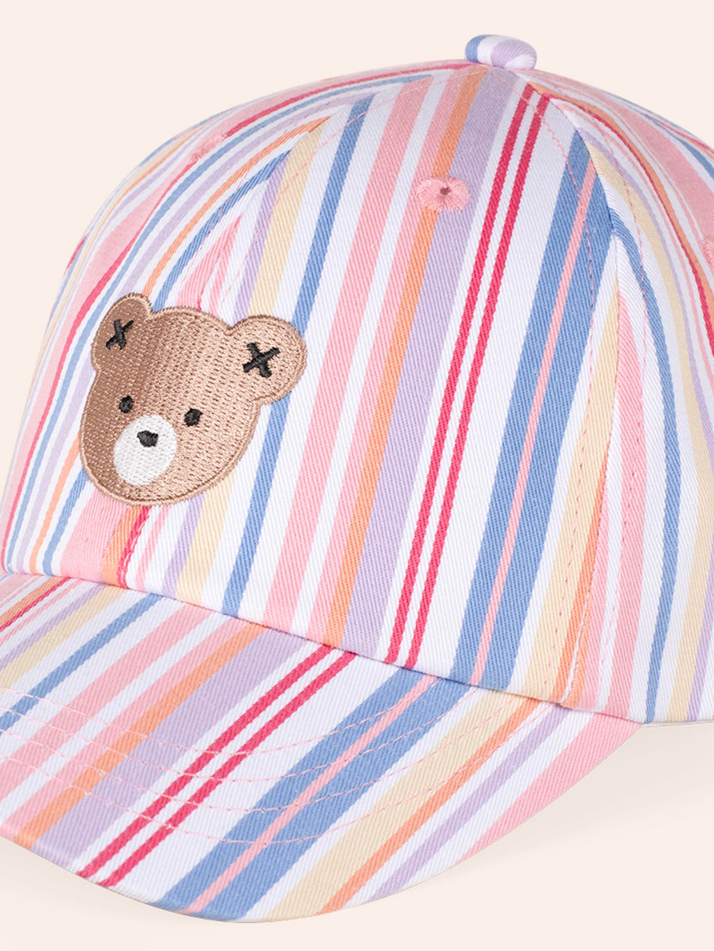 Pastel Stripe Huxbear Cap