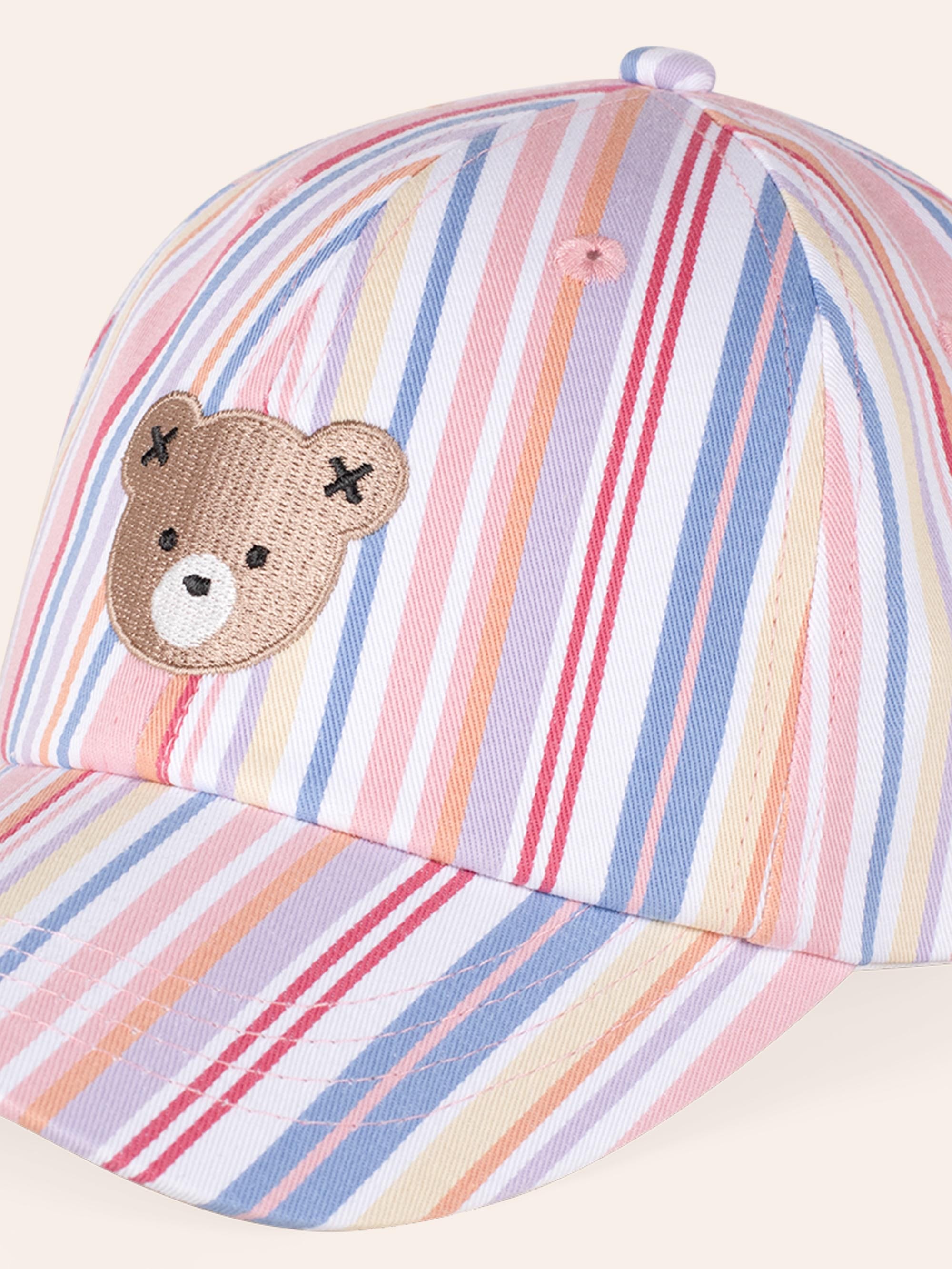 Pastel Stripe Huxbear Cap