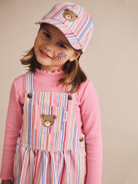 Pastel Stripe Huxbear Cap