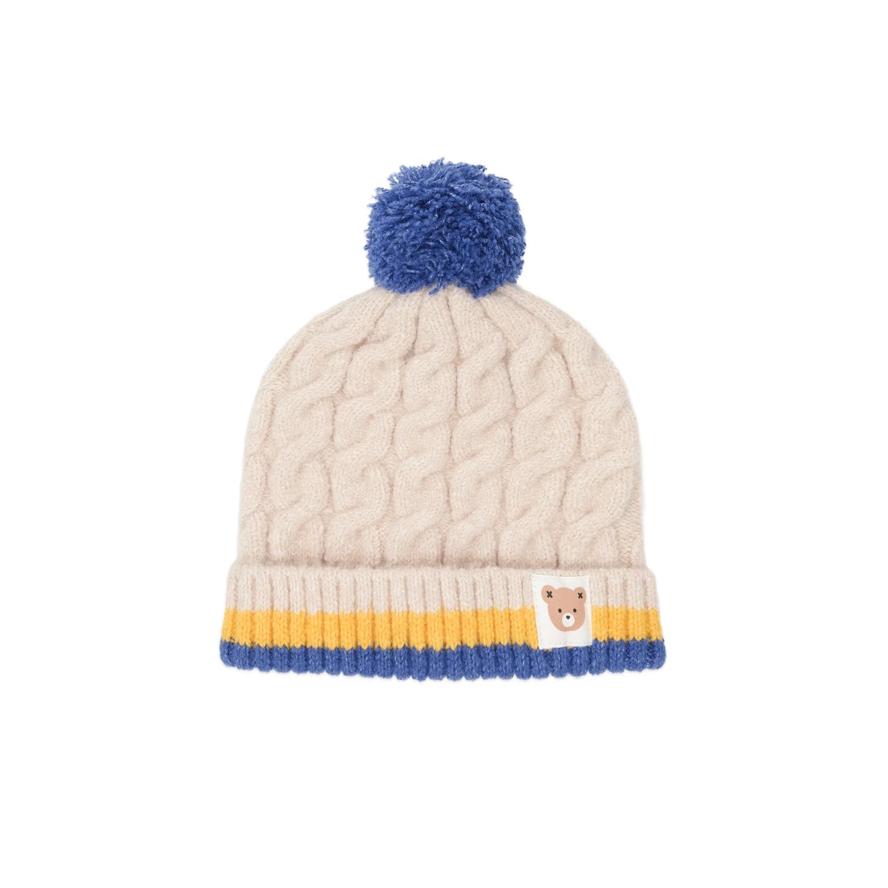Cable Stripe Beanie