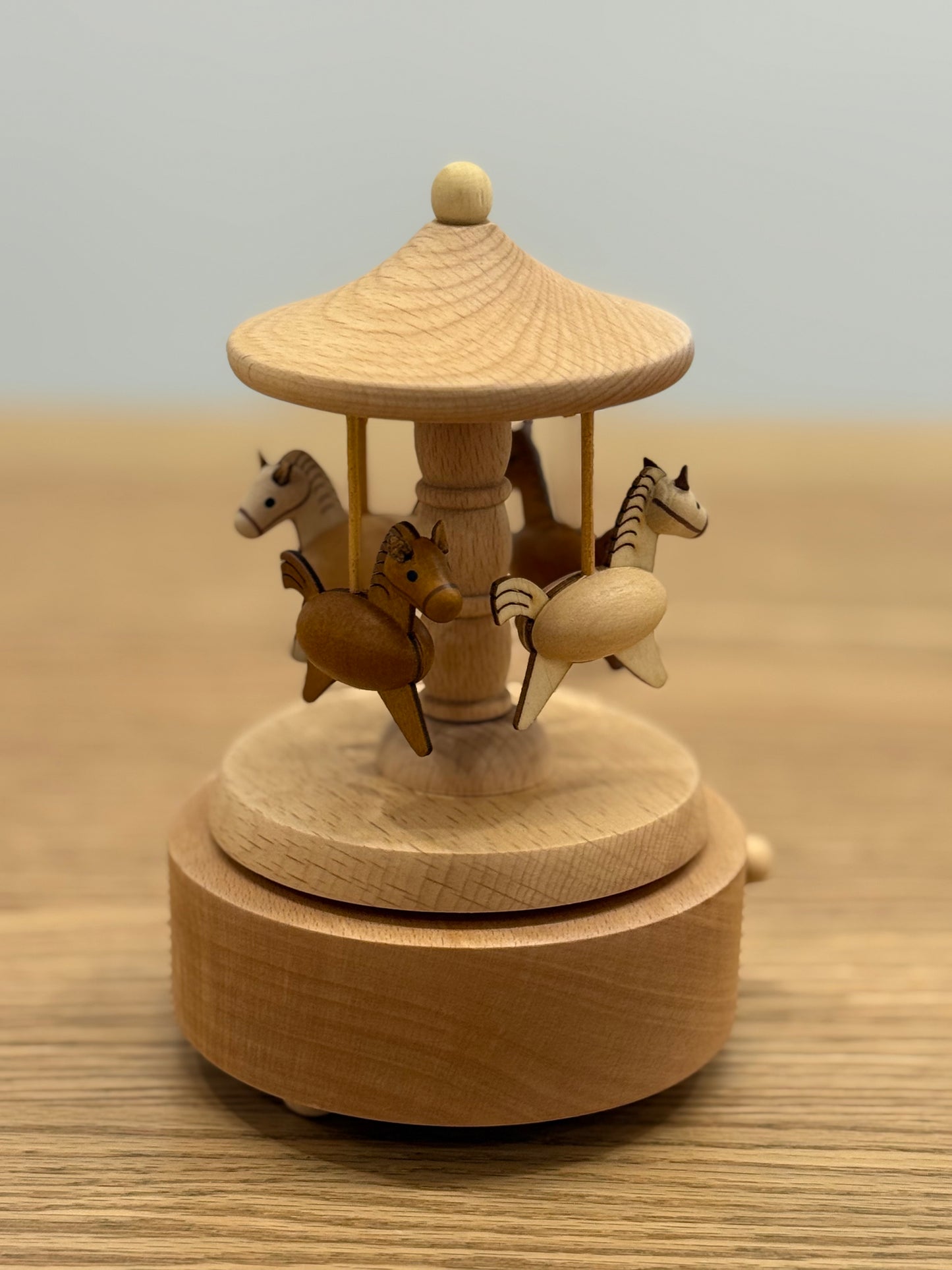 Wooden Musical Carousel - Assorted