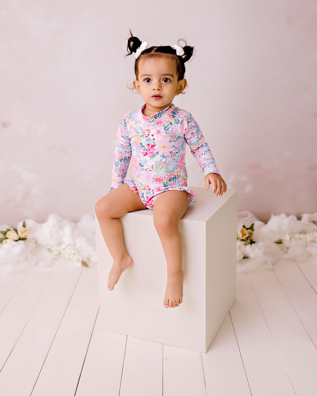 Swim Zippy L/S - Summer Blooms
