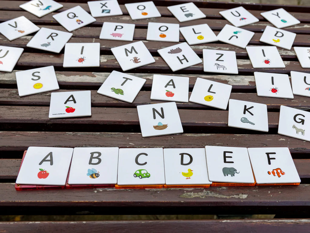 Learn & Grow Magnetic Tile Topper - Alphabet Upper Case