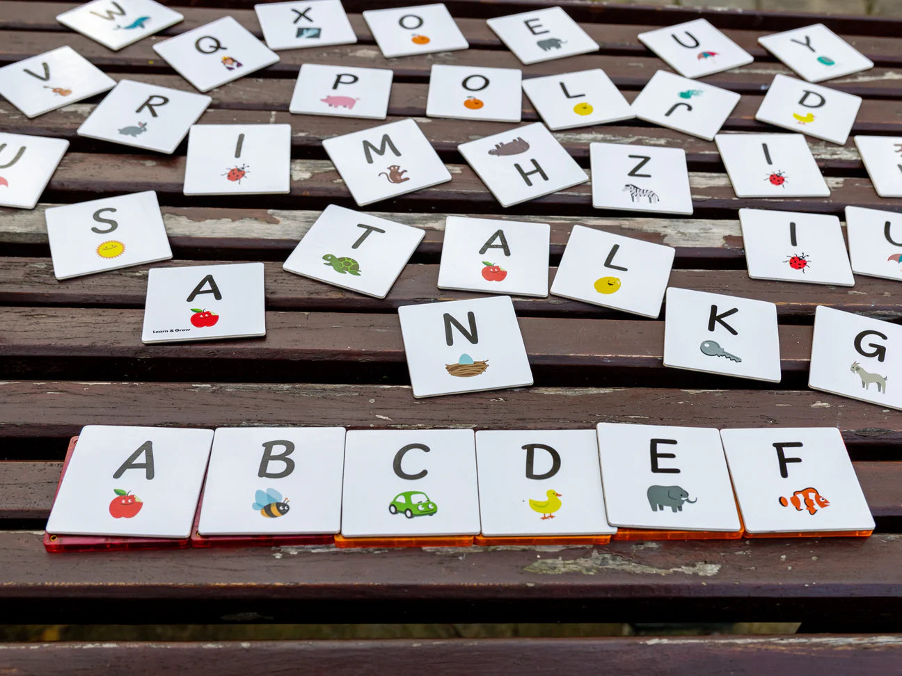 Learn & Grow Magnetic Tile Topper - Alphabet Upper Case