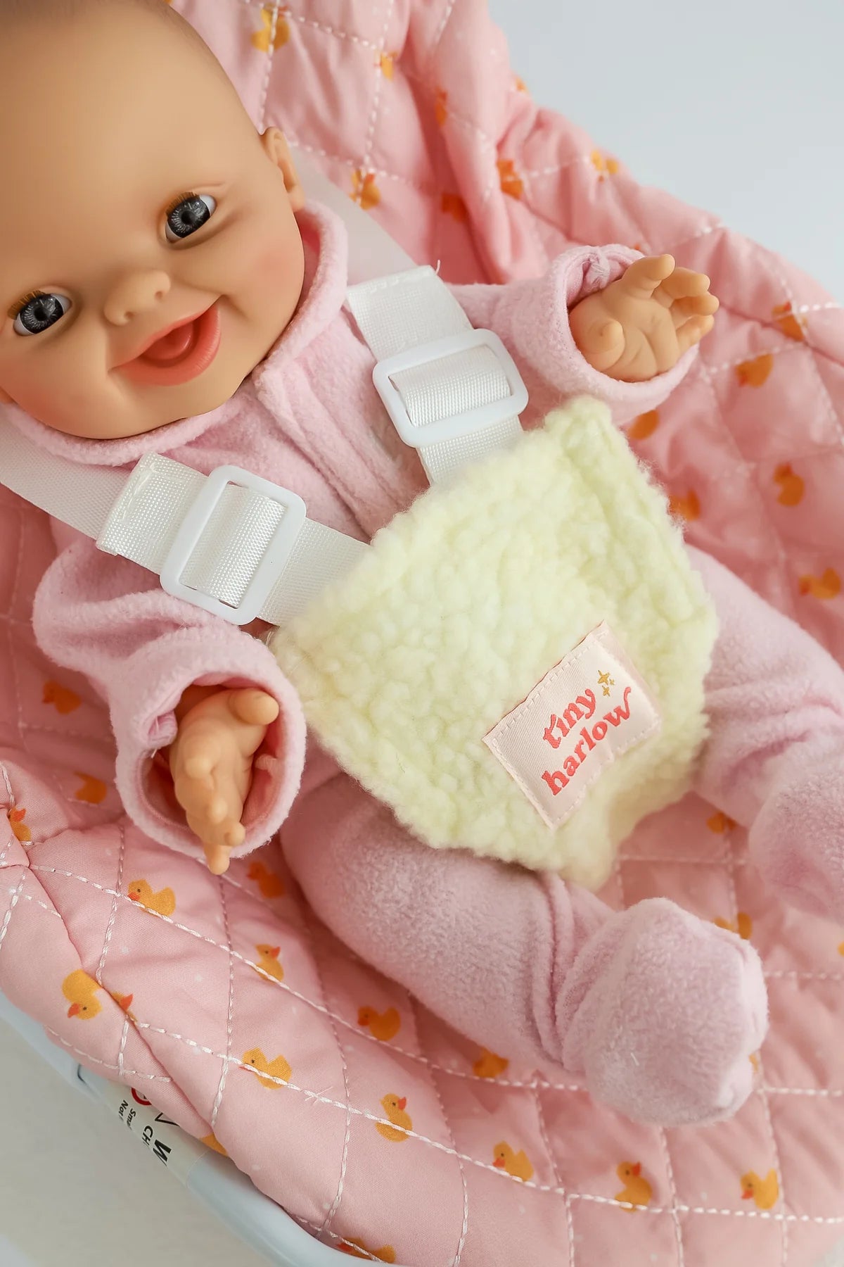 Dolls Car Seat Capsule - Pink Ducky