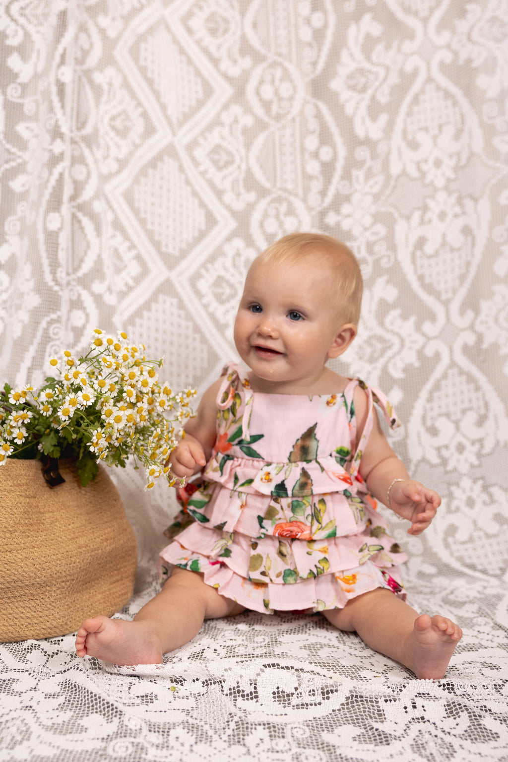 Stevie Playsuit - Darling Petal