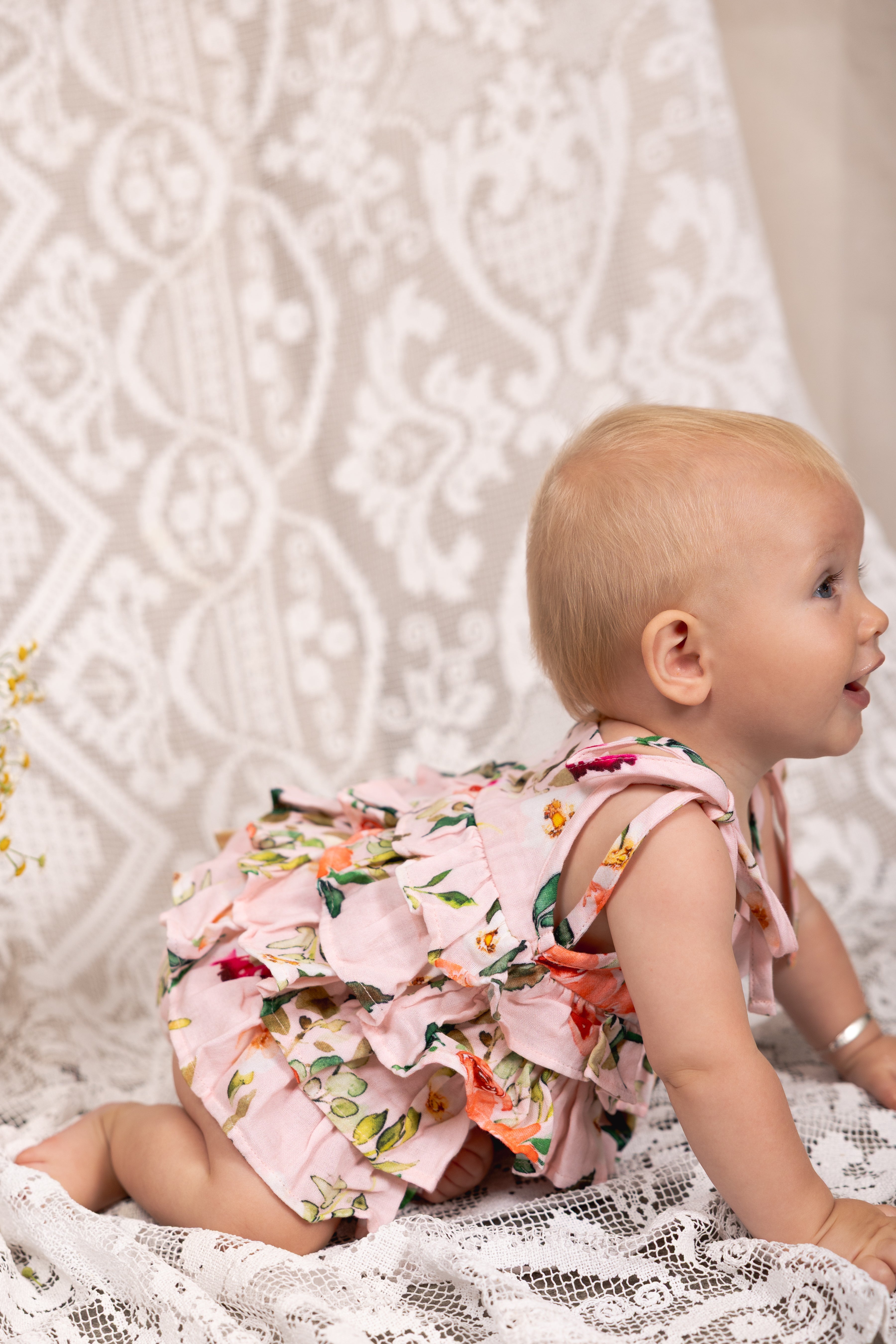 Stevie Playsuit - Darling Petal