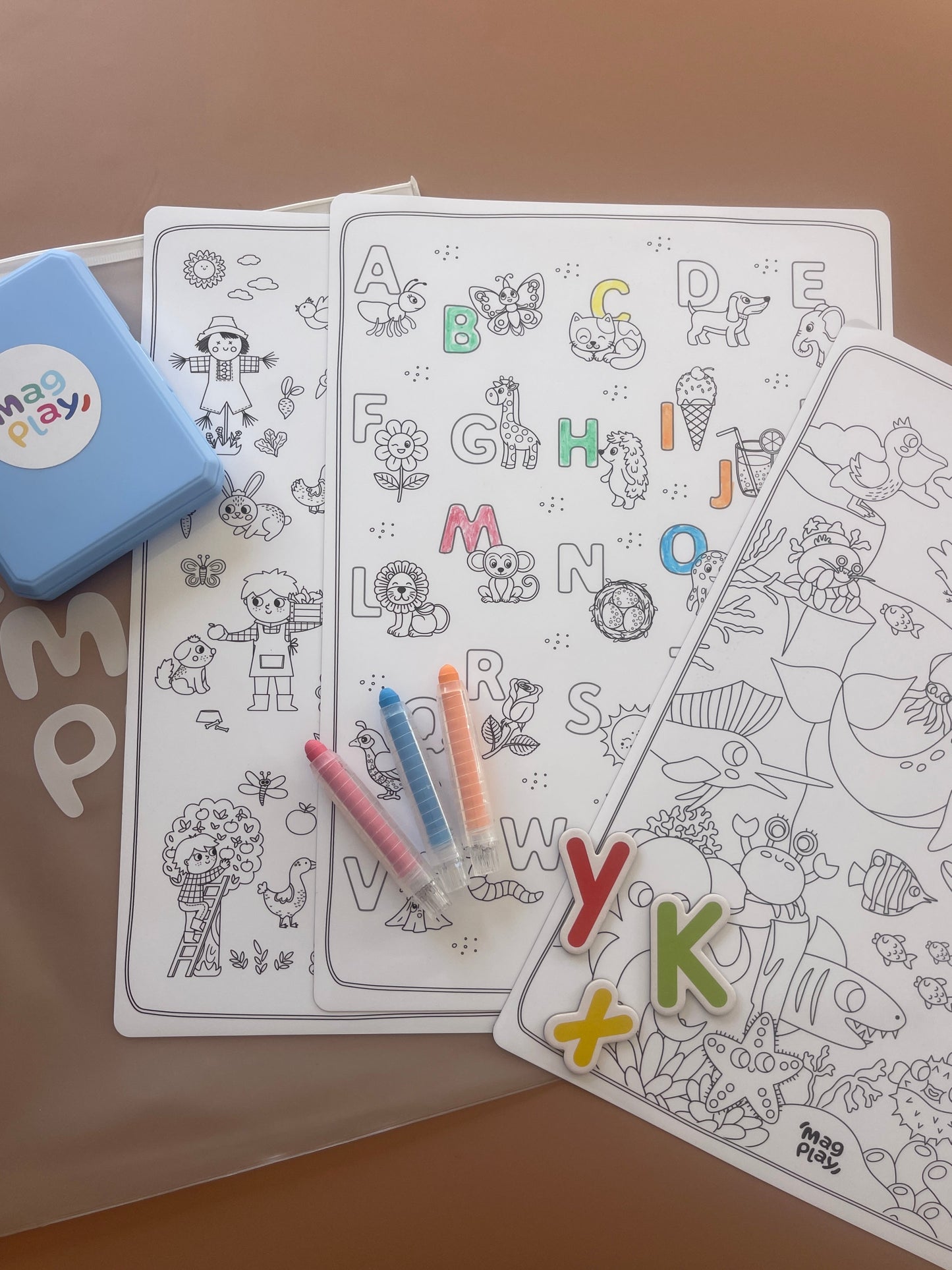 MagPlay Magnetic Colouring Set of 3