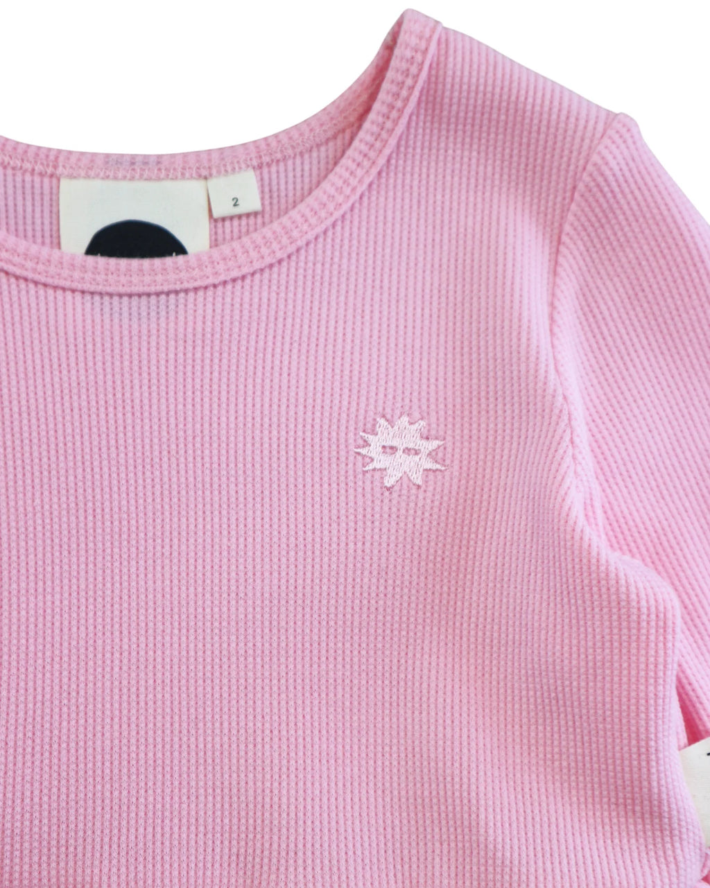 Candy Waffle LS Peplum