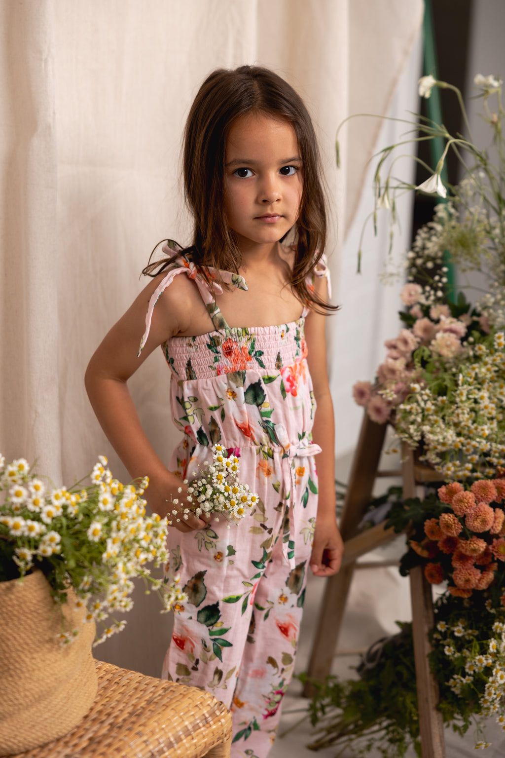 Marigold Jumpsuit - Darling Petal