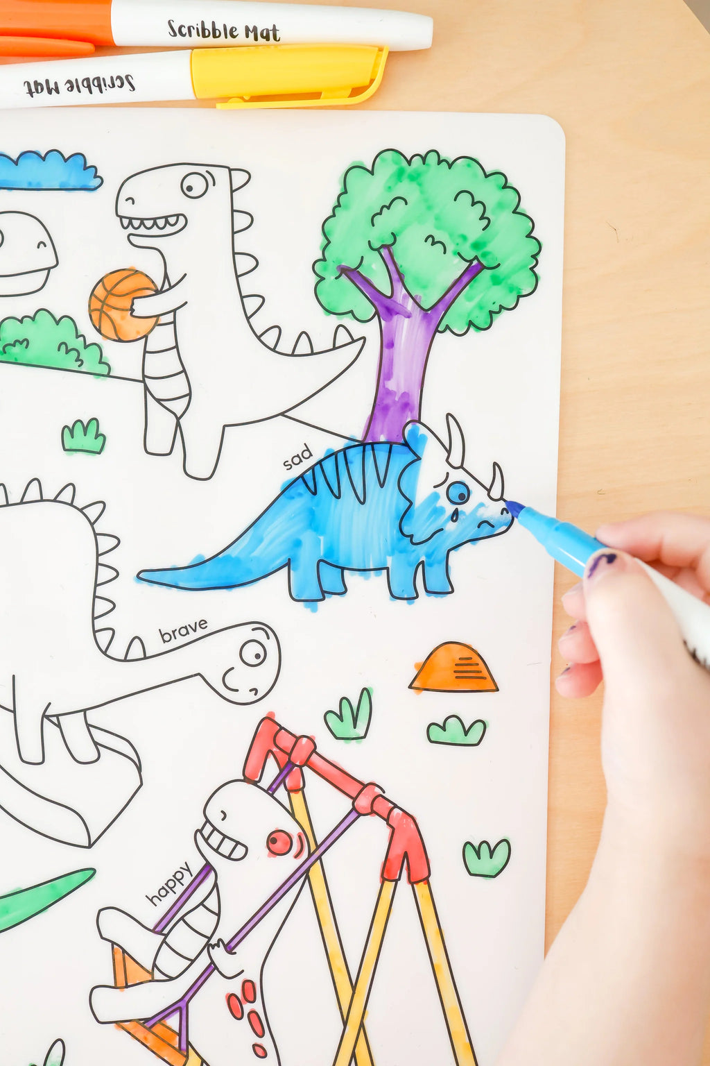 PREORDER Dino Motions Scribble Mat