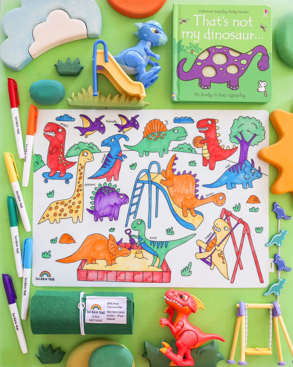 PREORDER Dino Motions Scribble Mat