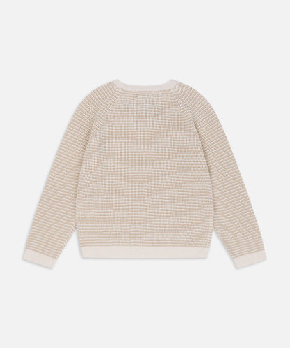 The Summit Raglan Knit Oat Marle