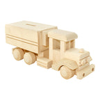 Wooden Money Box Truck Small - Jessie