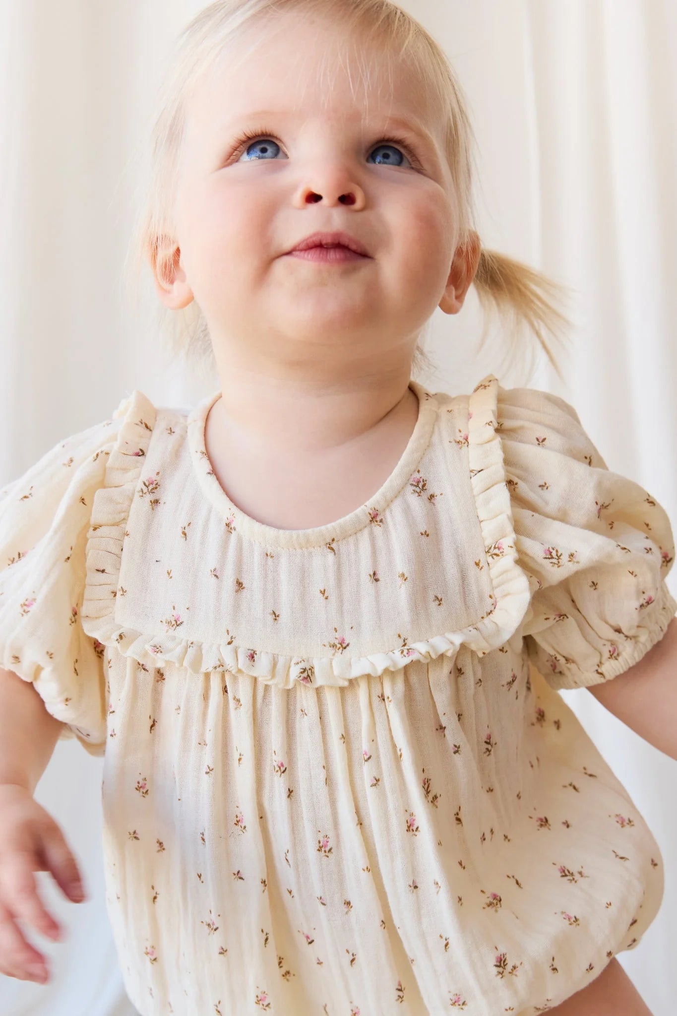 Organic Cotton Muslin Odette Playsuit - Dina Antique