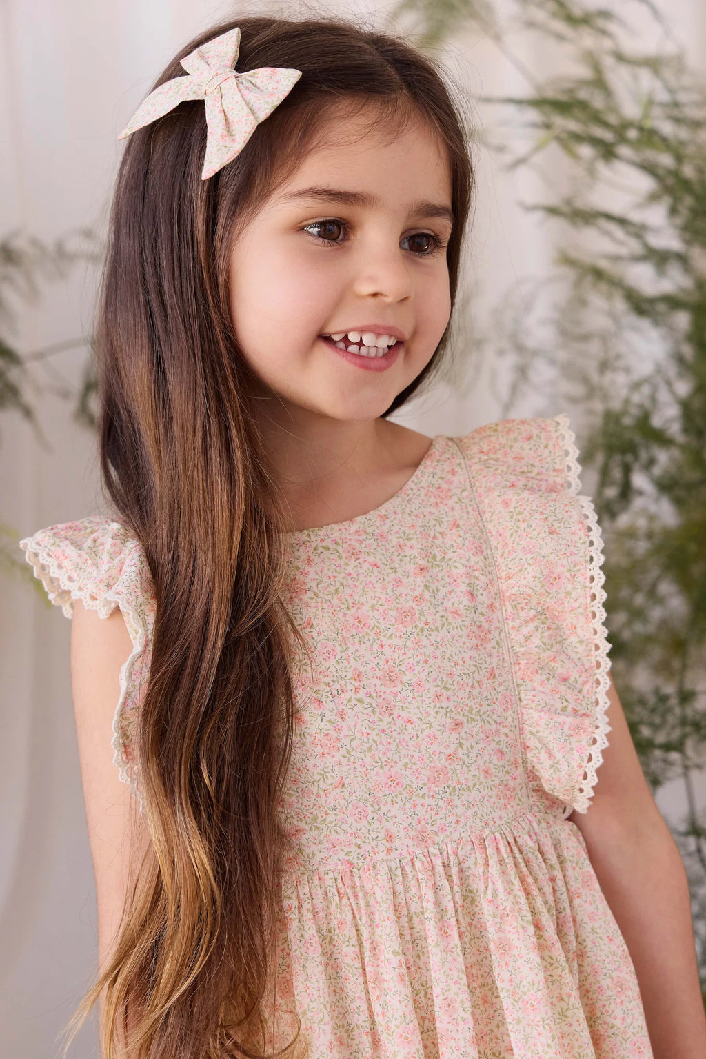 Dovie Bow - Flora Pink