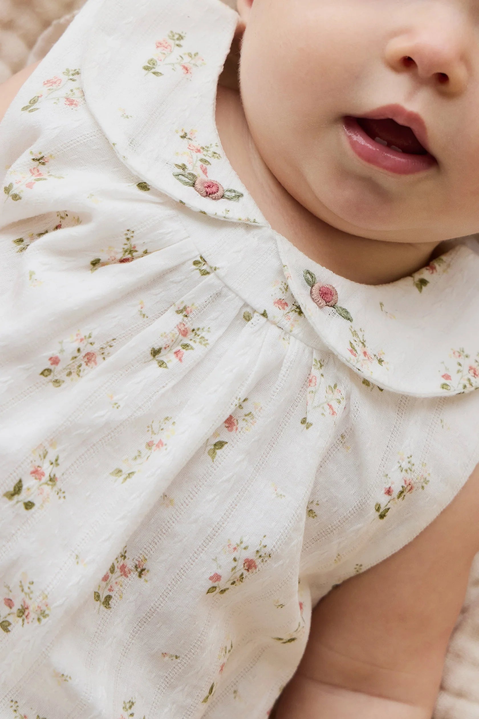 Organic Cotton Brynlee Playsuit - Josepha Egret
