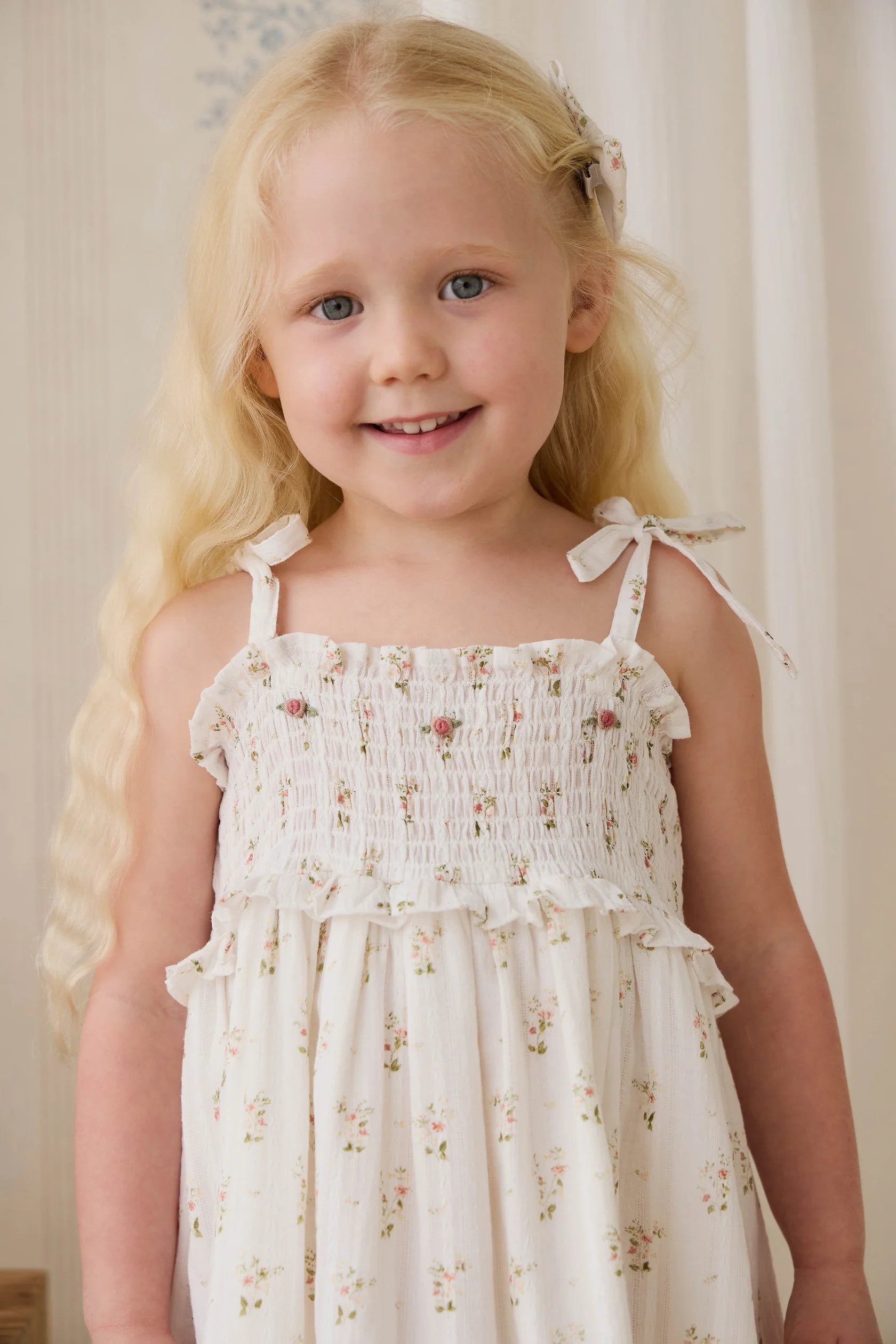 Organic Cotton Saylor Dress - Josepha Egret