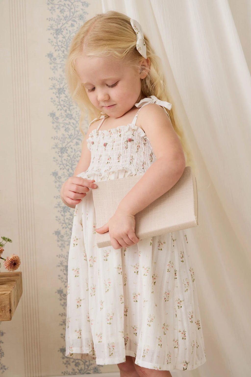 Organic Cotton Saylor Dress - Josepha Egret