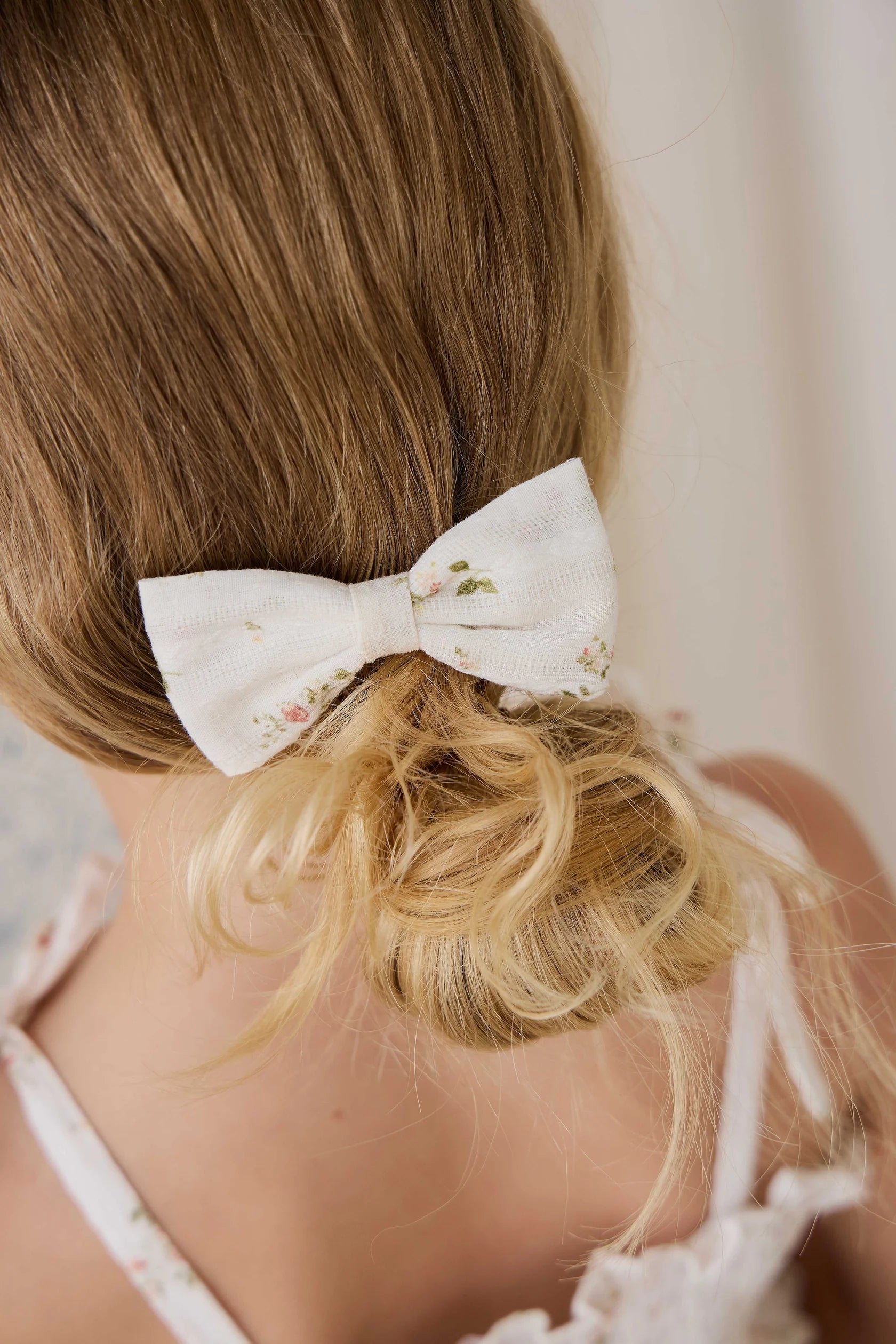 Organic Cotton Desiree Bow - Josepha Egret
