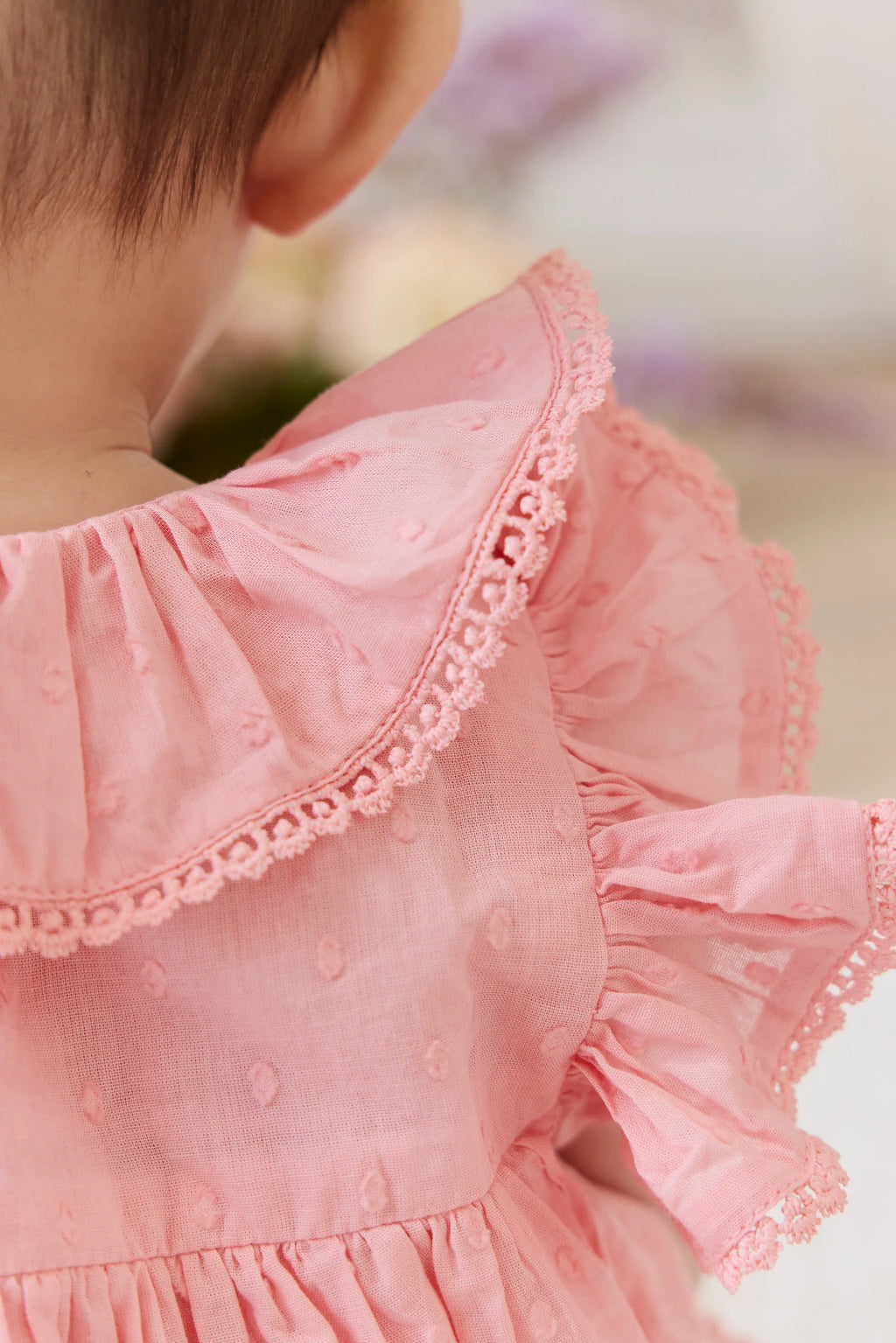 Frannie Playsuit - Swiss Pink