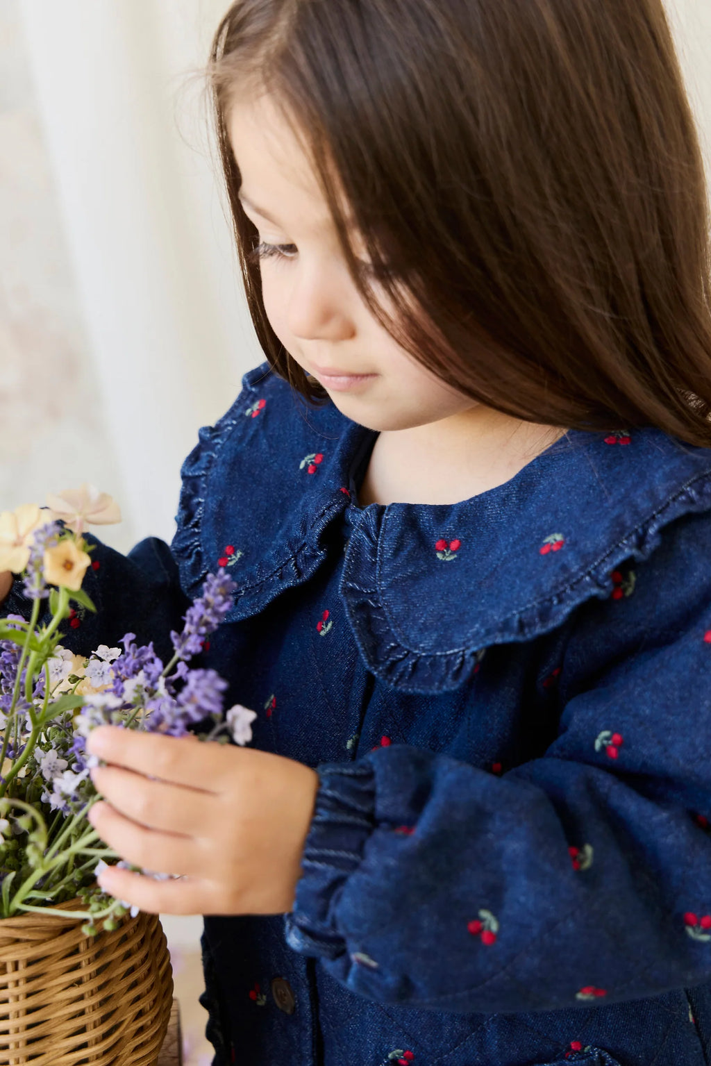 Amandine Jacket - Cerise Denim
