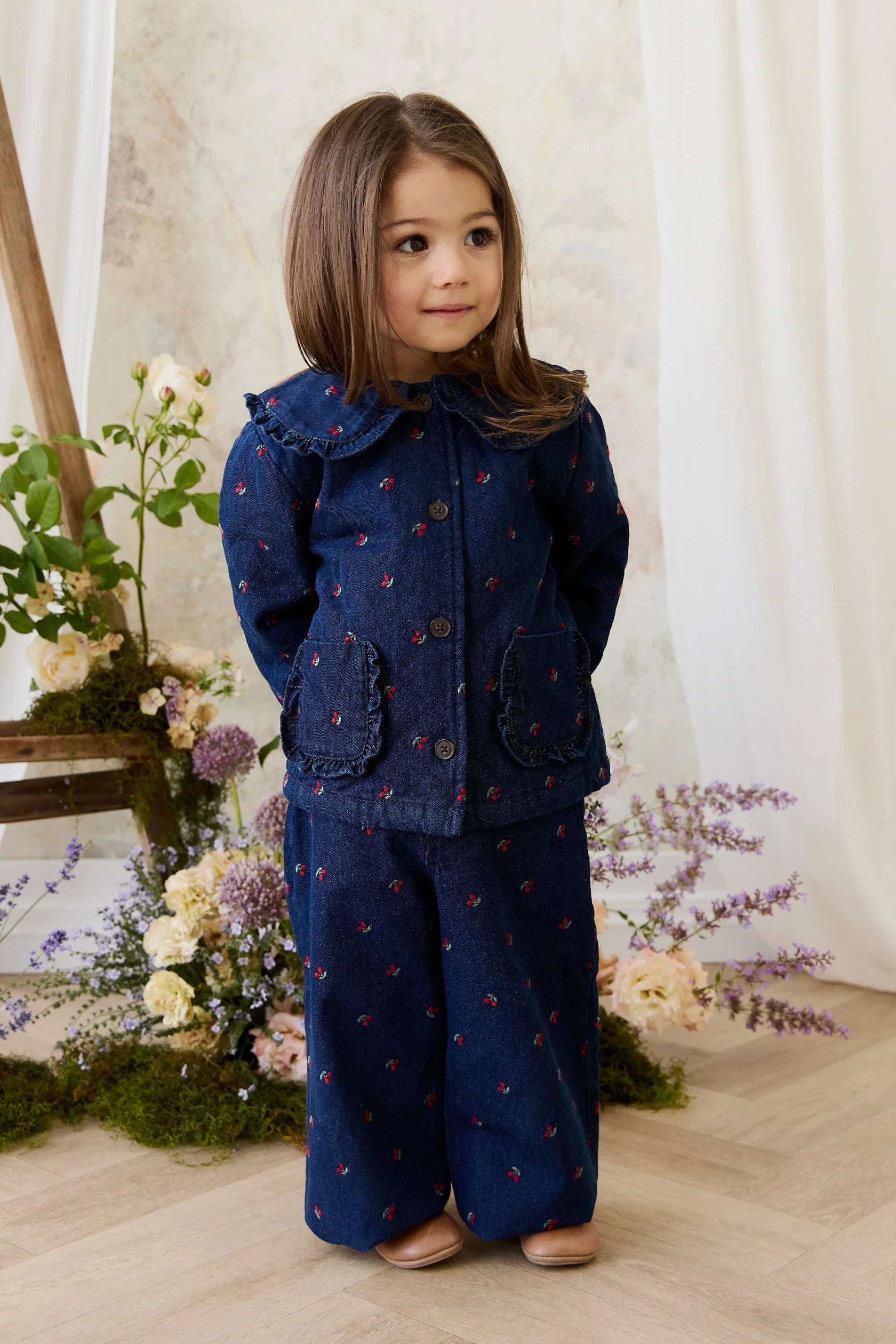 Amandine Pant - Cerise Denim