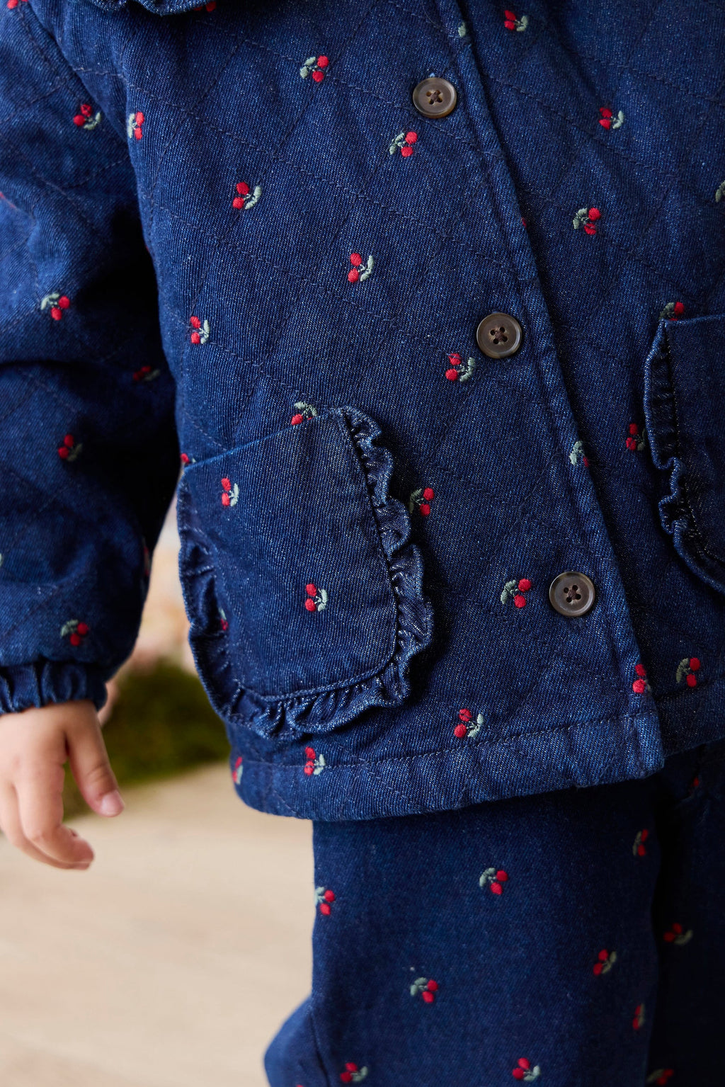 Amandine Jacket - Cerise Denim