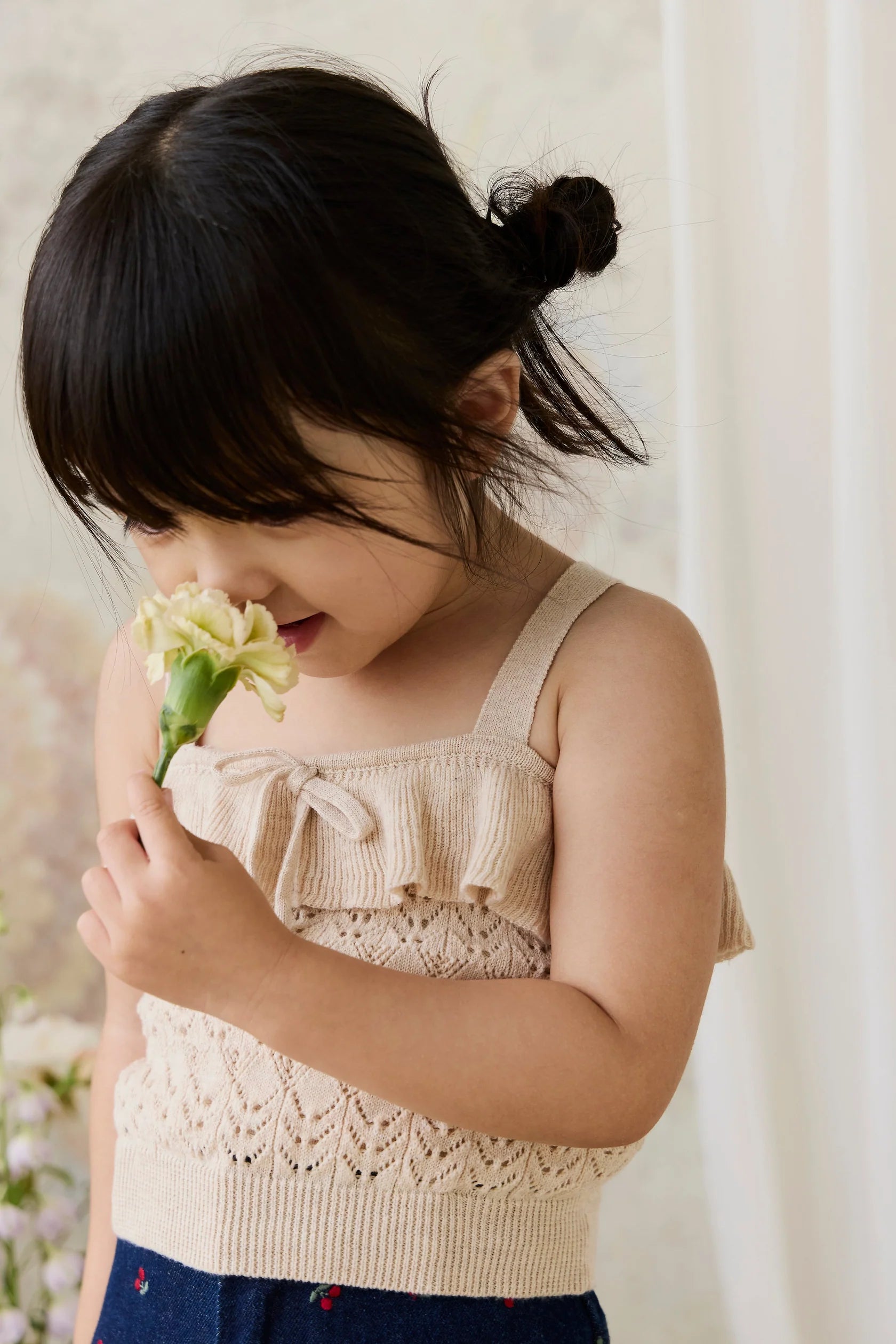 Melanie Top - Light Oatmeal Marle