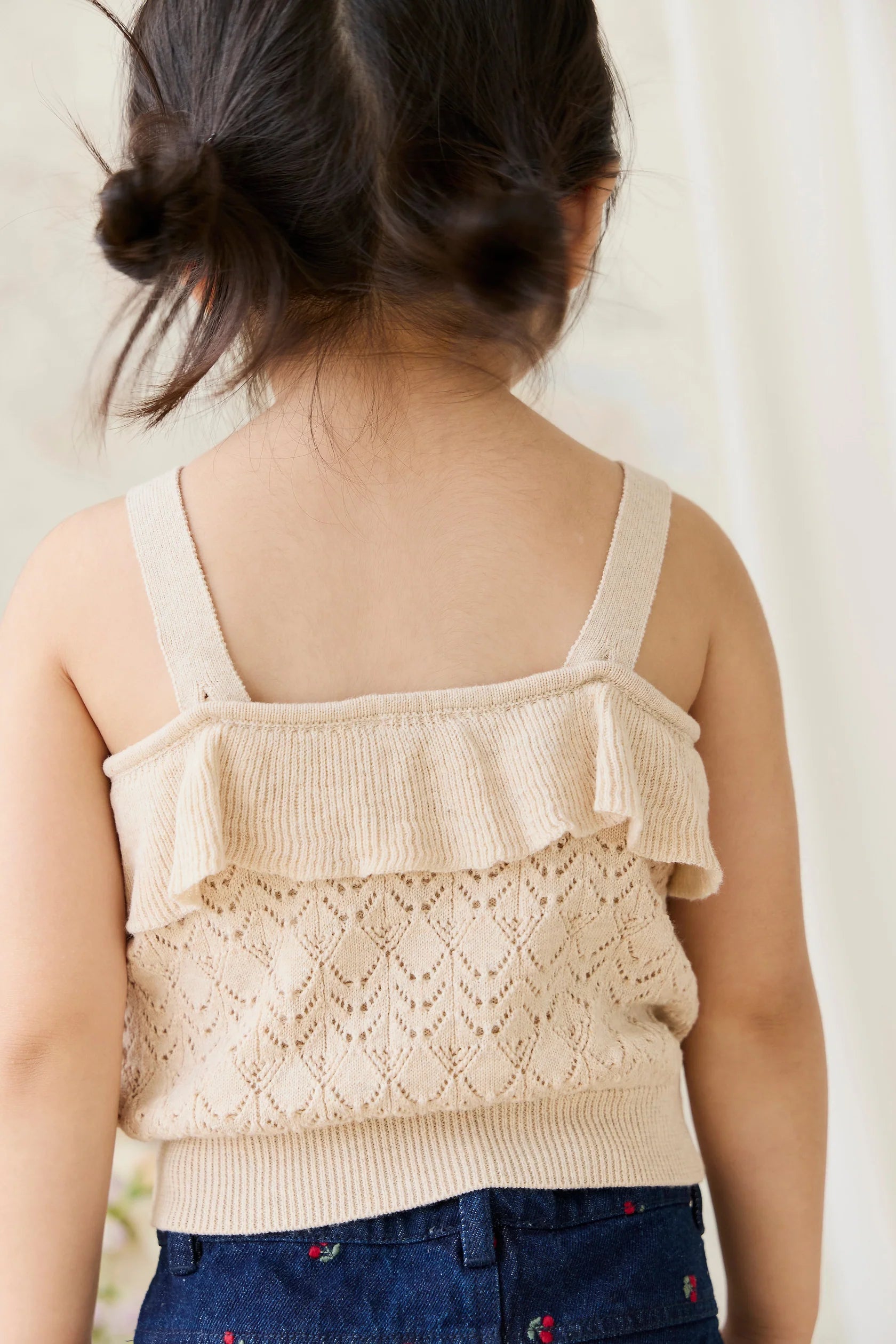 Melanie Top - Light Oatmeal Marle