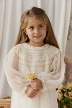 Lydie Tulle Dress - Snow Angel