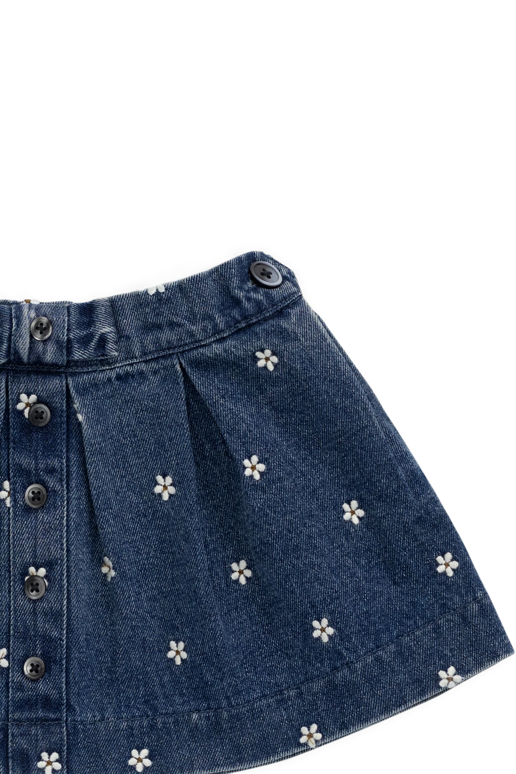 Etta Skirt - Josie Floral Denim