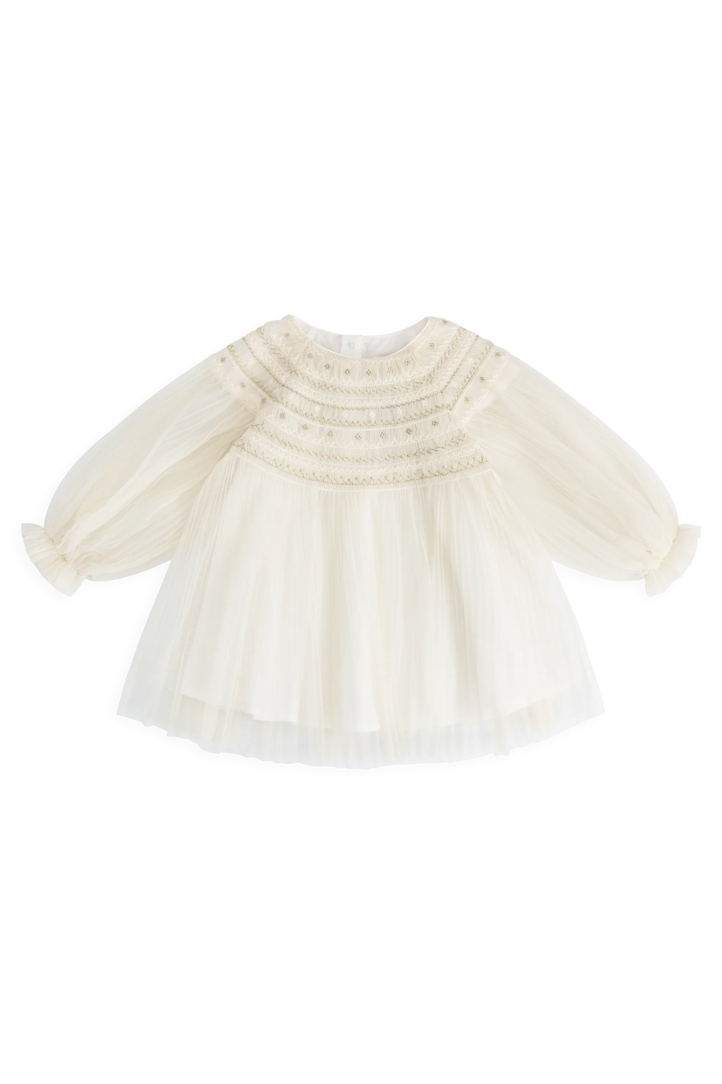 Lydie Tulle Dress - Snow Angel