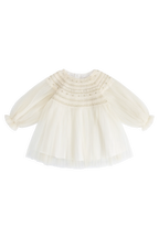 Lydie Tulle Dress - Snow Angel