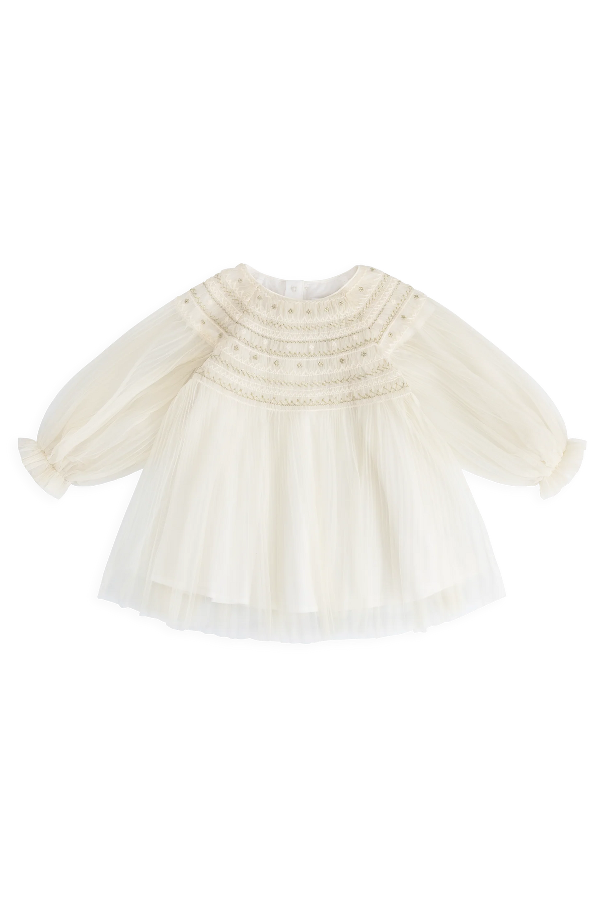 Lydie Tulle Dress - Snow Angel