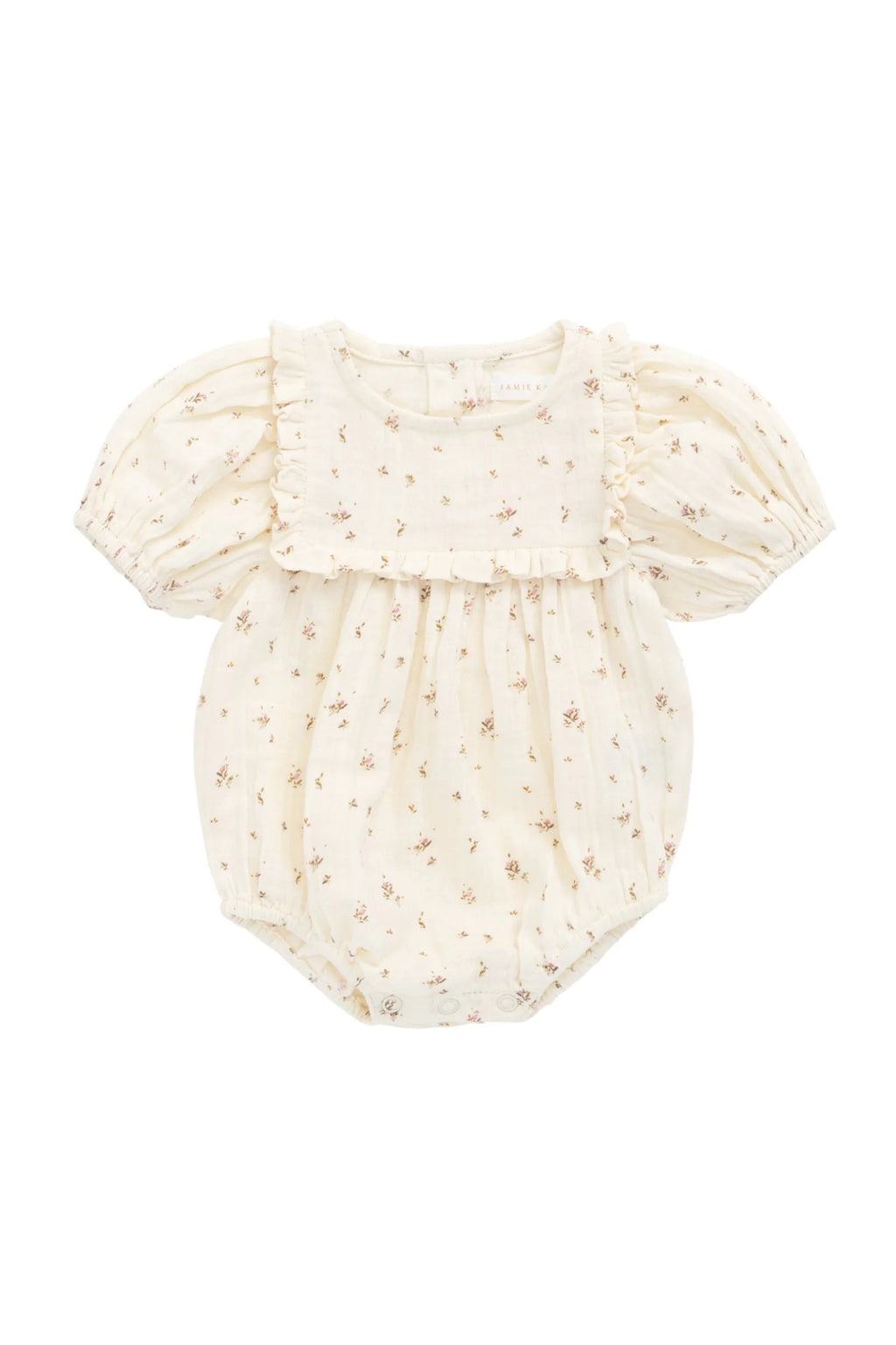 Organic Cotton Muslin Odette Playsuit - Dina Antique