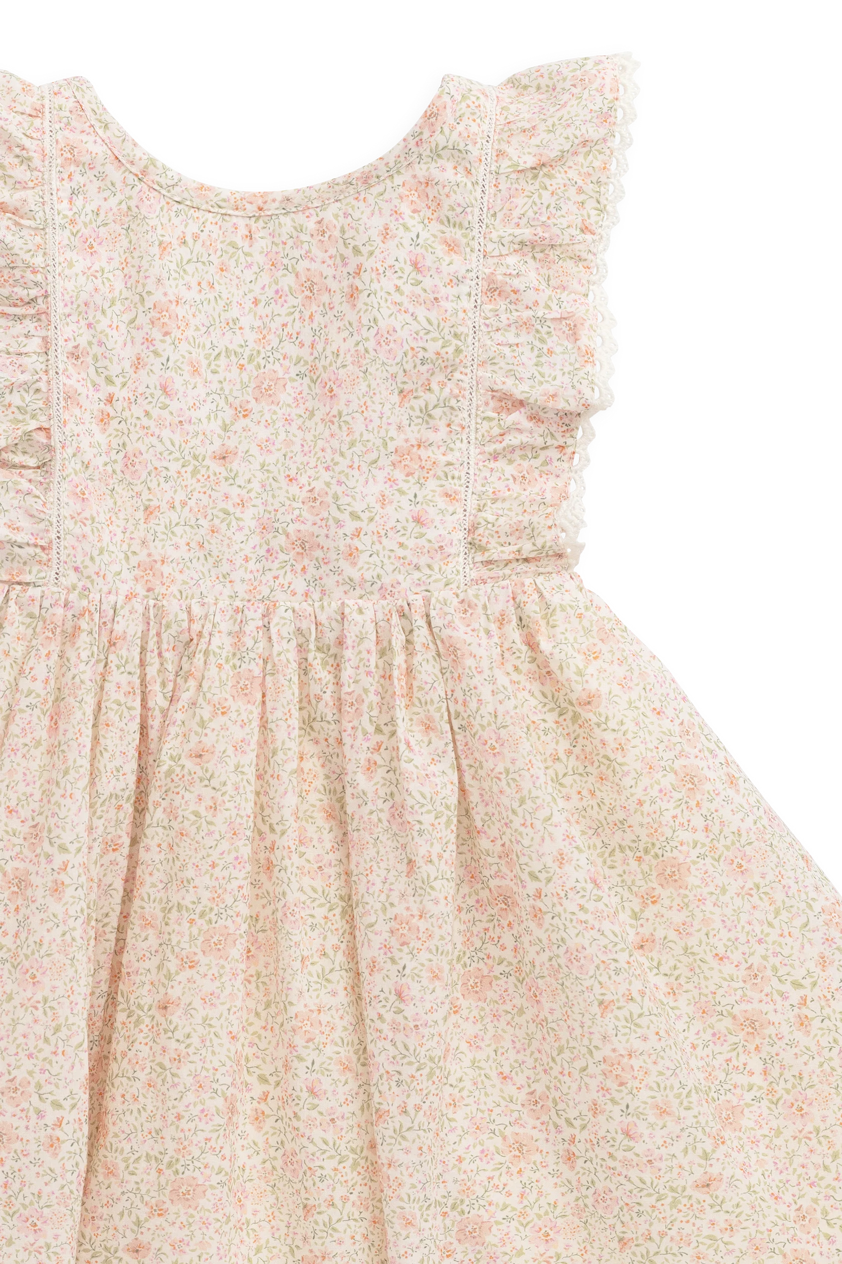 Organic Cotton Helene Dress - Flora Pink