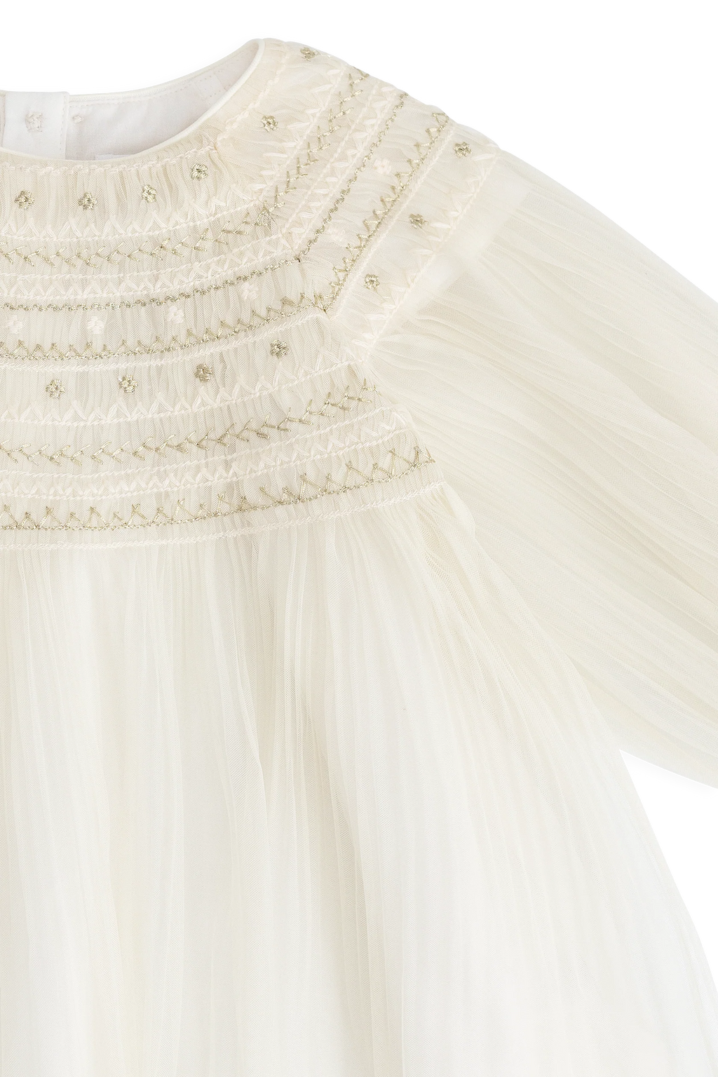 Lydie Tulle Dress - Snow Angel
