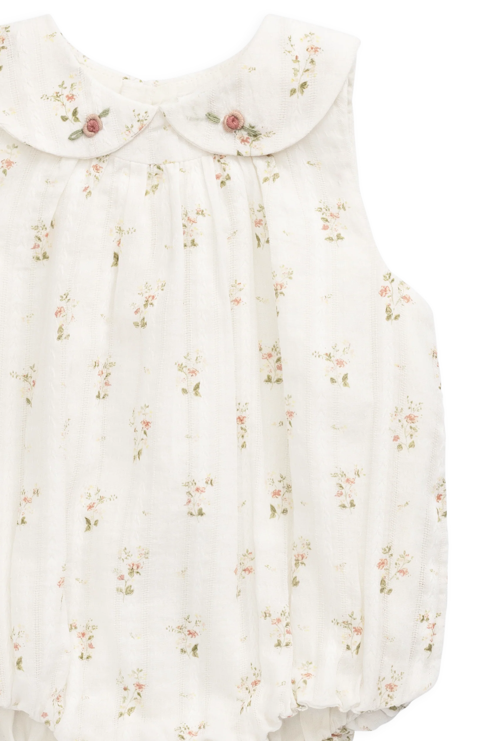 Organic Cotton Brynlee Playsuit - Josepha Egret