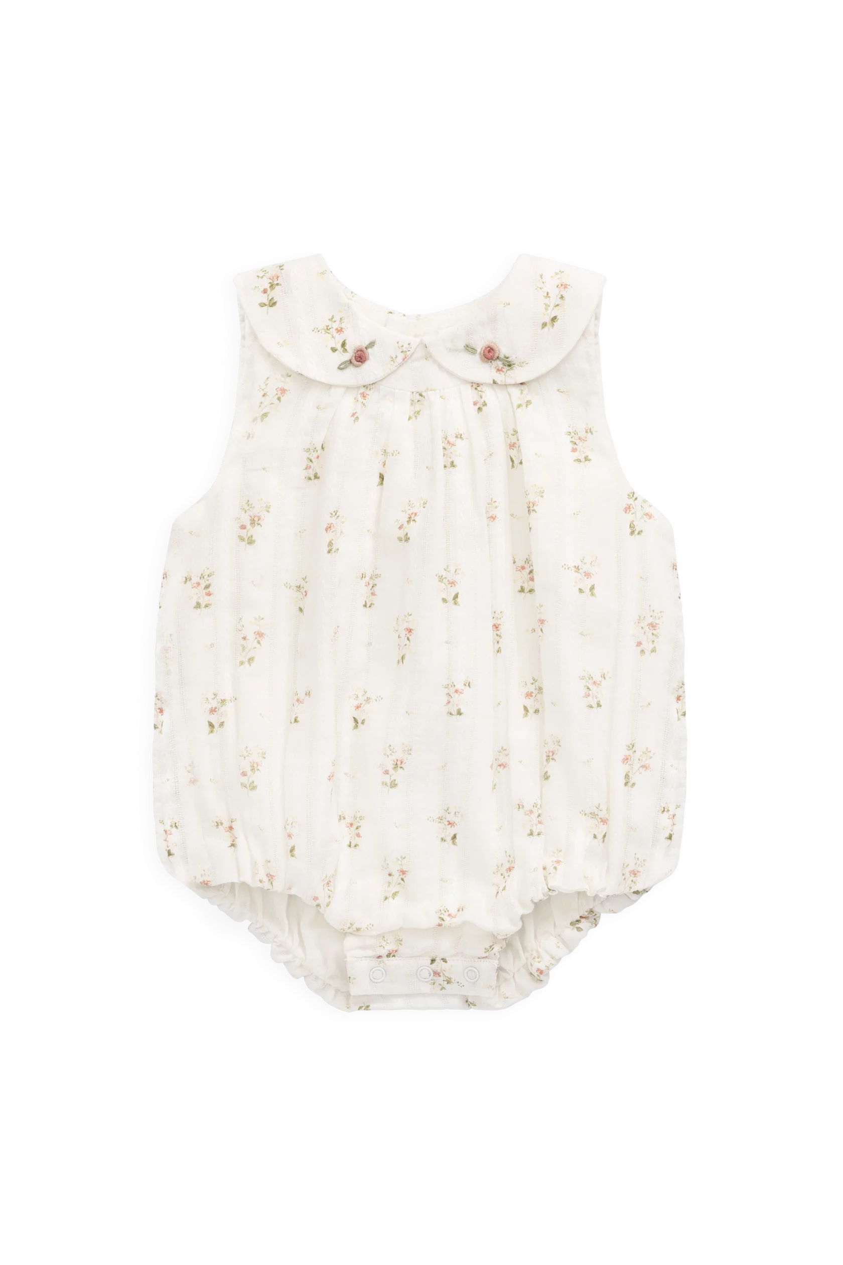 Organic Cotton Brynlee Playsuit - Josepha Egret