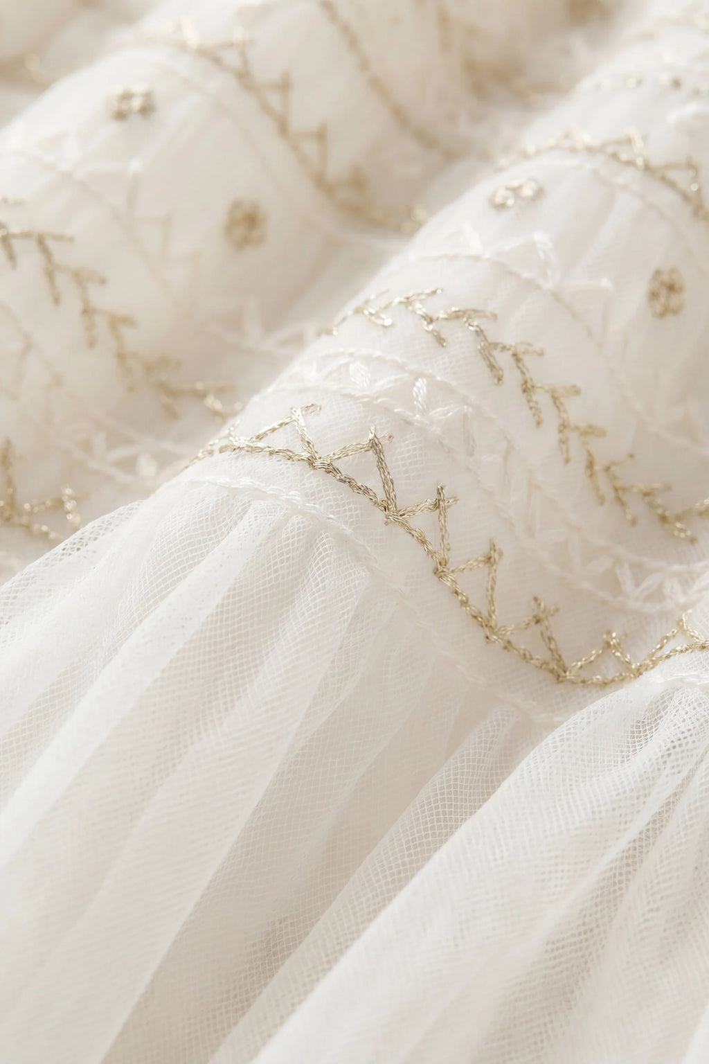 Lydie Tulle Dress - Snow Angel
