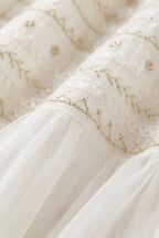 Lydie Tulle Dress - Snow Angel