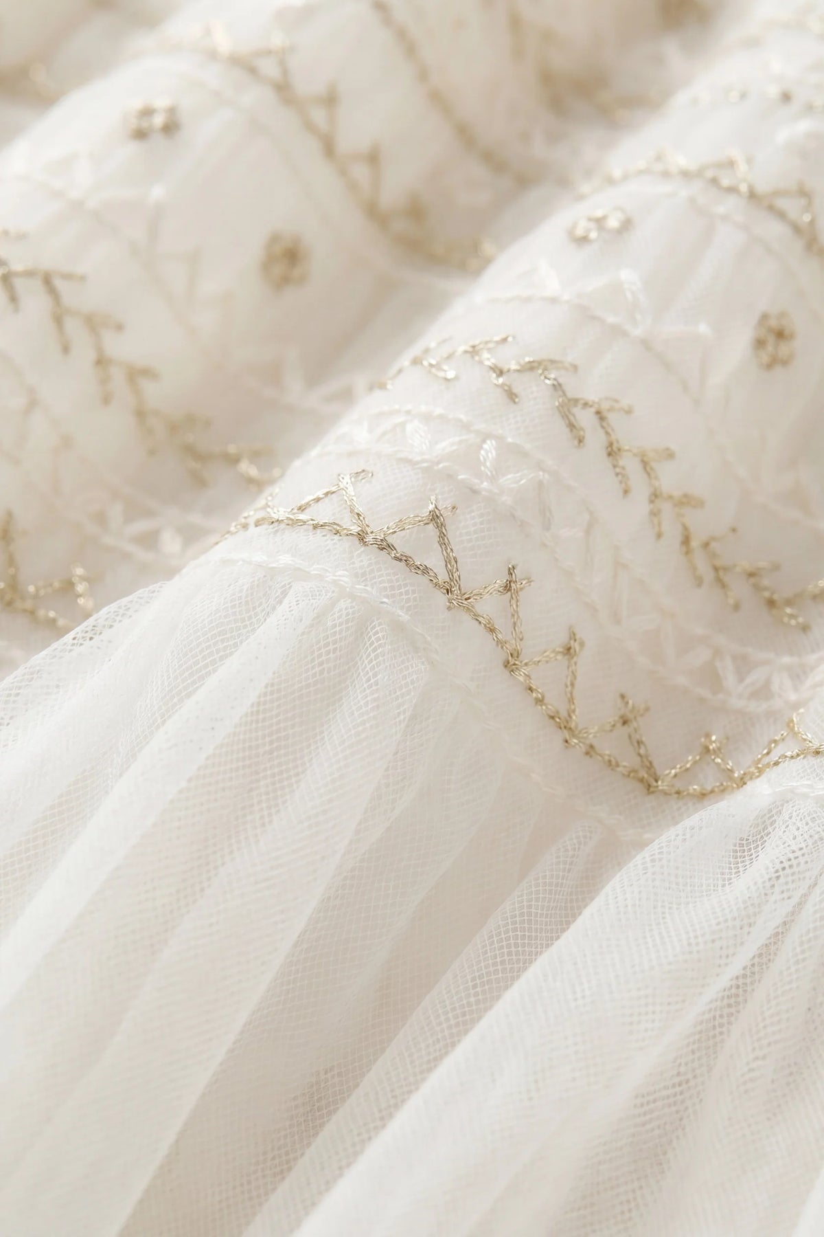 Lydie Tulle Dress - Snow Angel