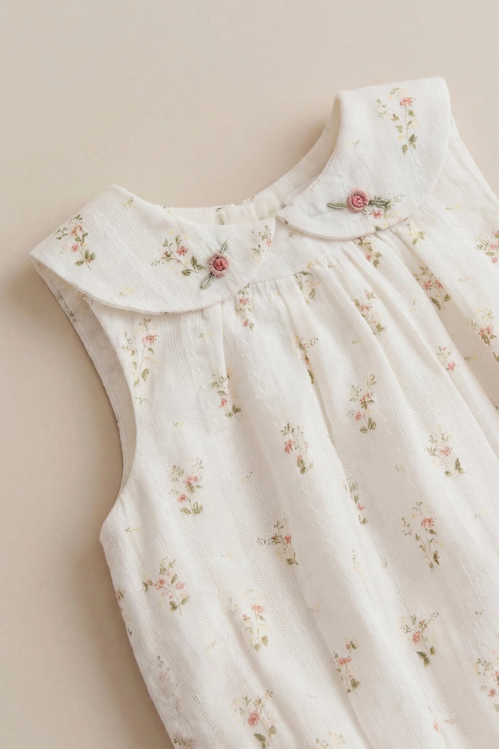 Organic Cotton Brynlee Playsuit - Josepha Egret