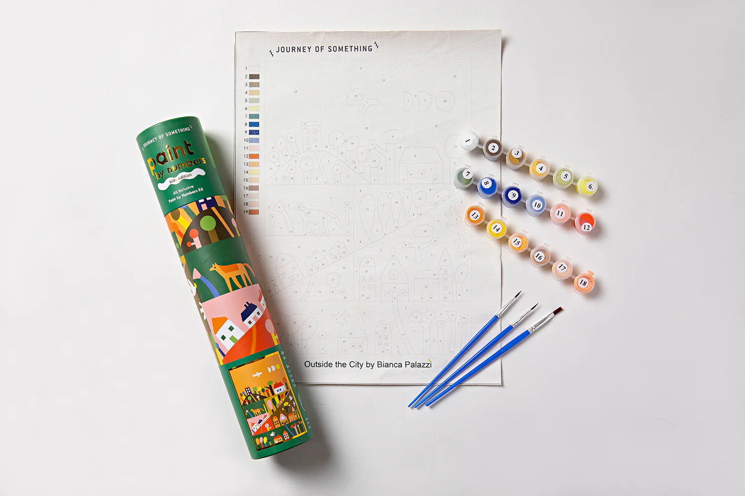 Kids Paint By Numbers - Outside the City