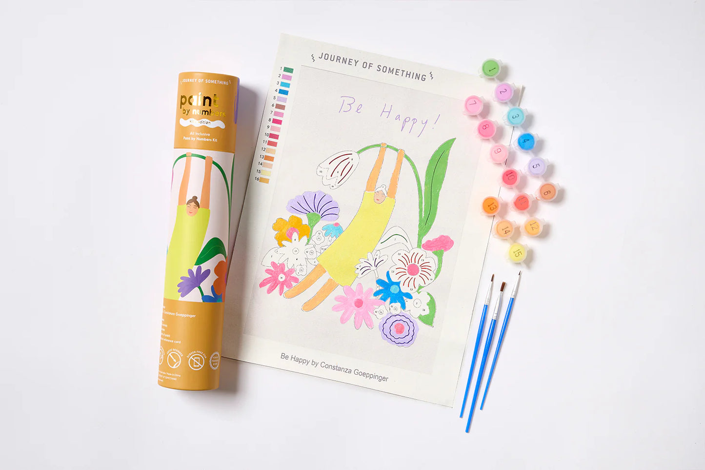 Kids Paint By Numbers - Be Happy
